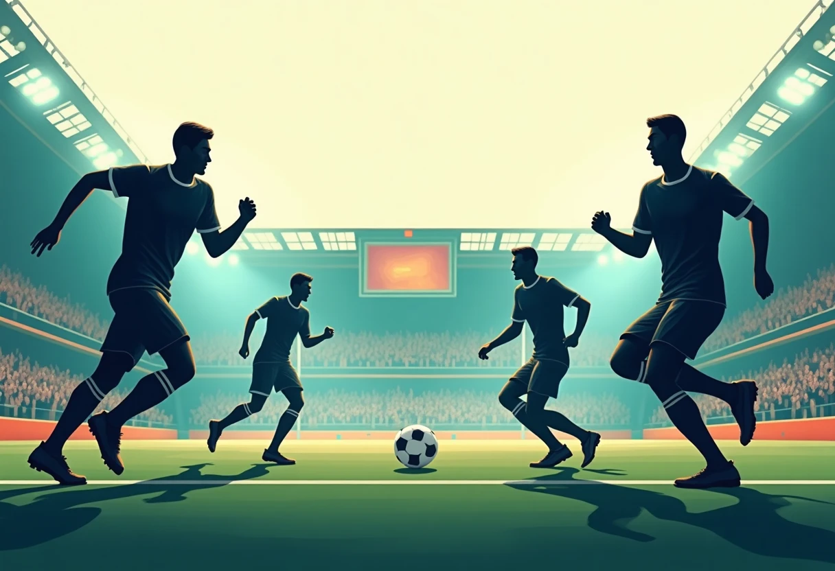 Champions League match illustration