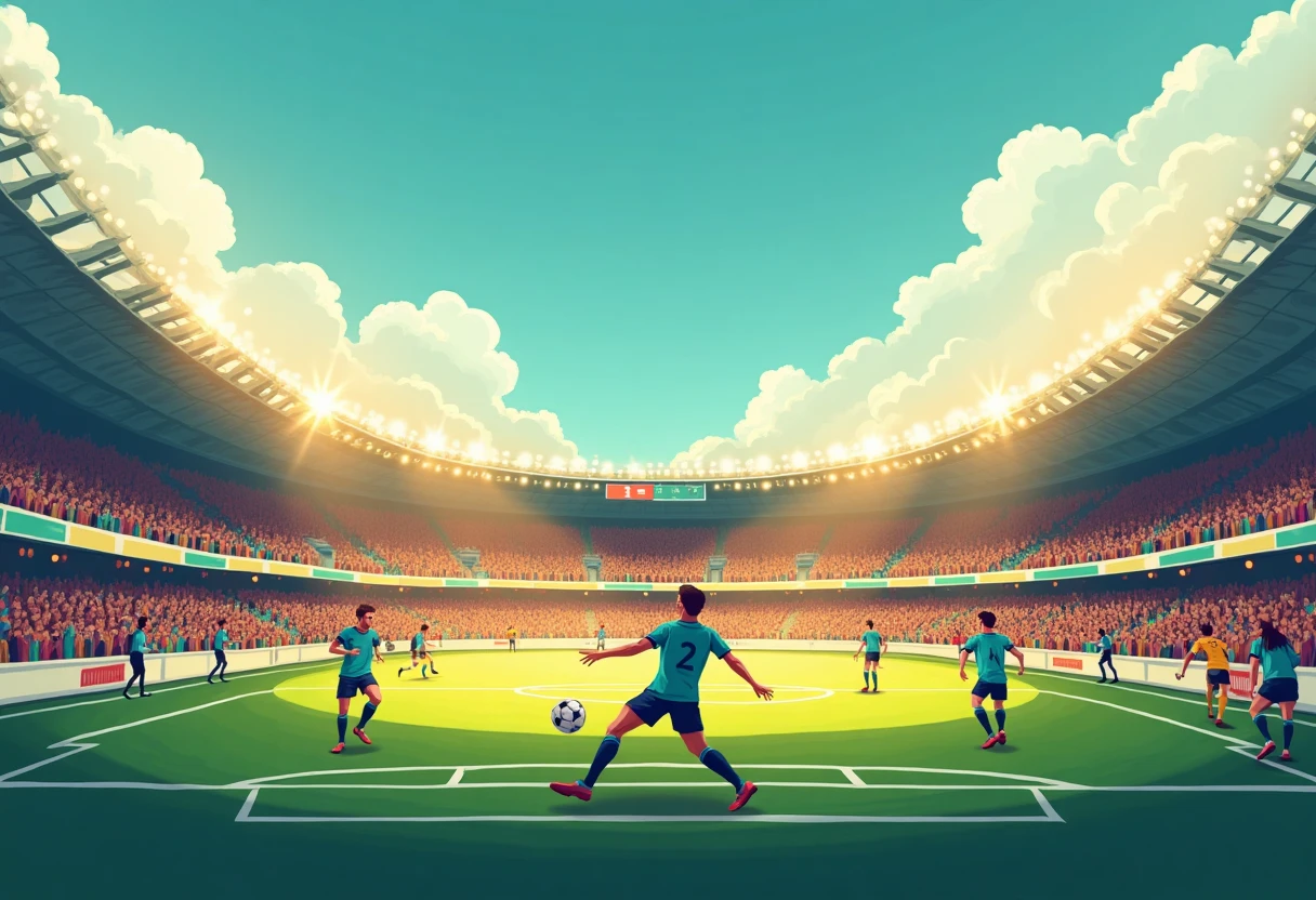 Ambiente de estadio en el Mundial