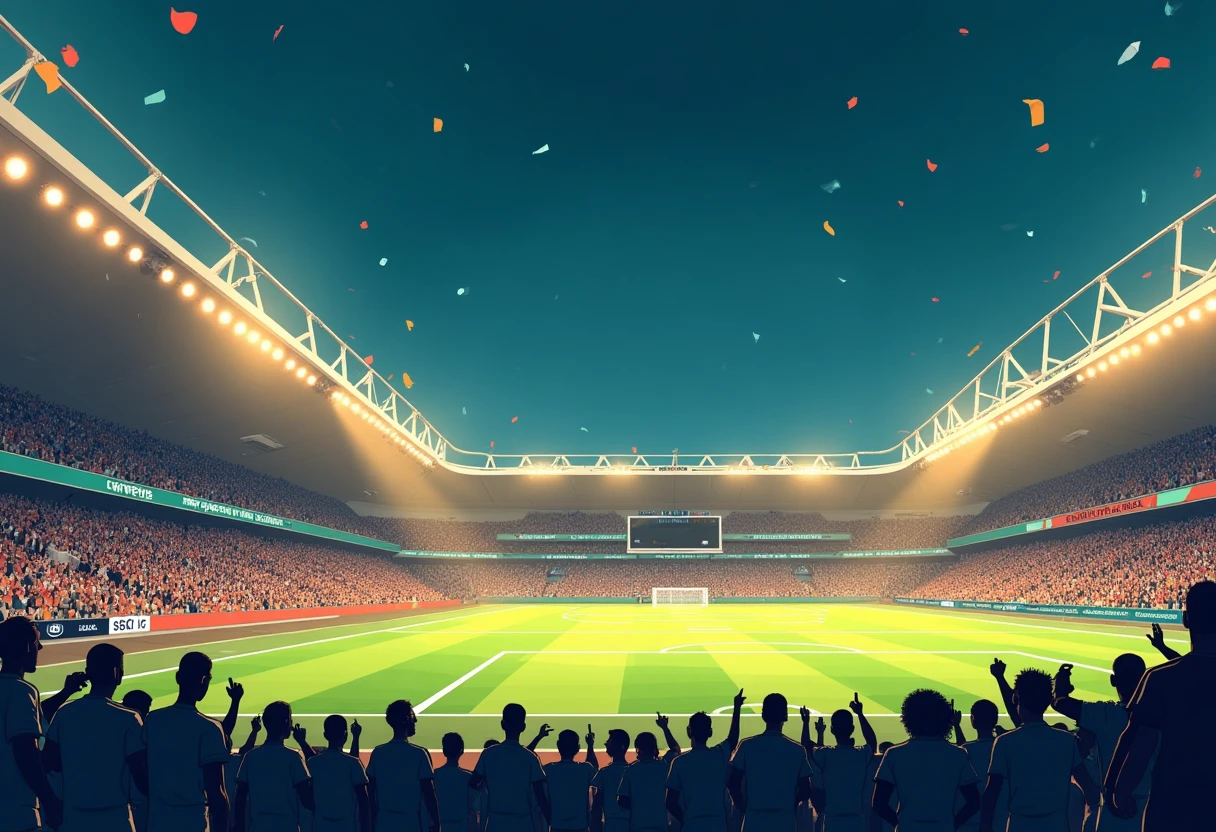 World Cup match atmosphere